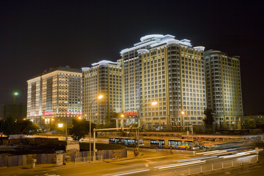 北京长安街夜景图片