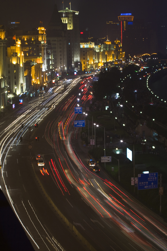 上海外滩夜景图片