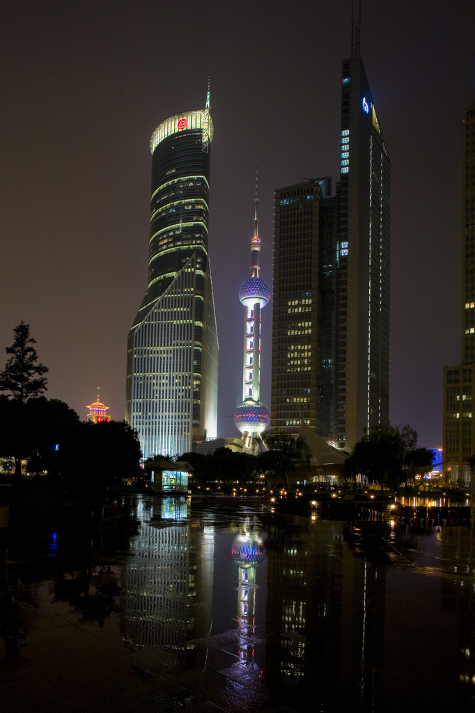 上海浦东夜景图片