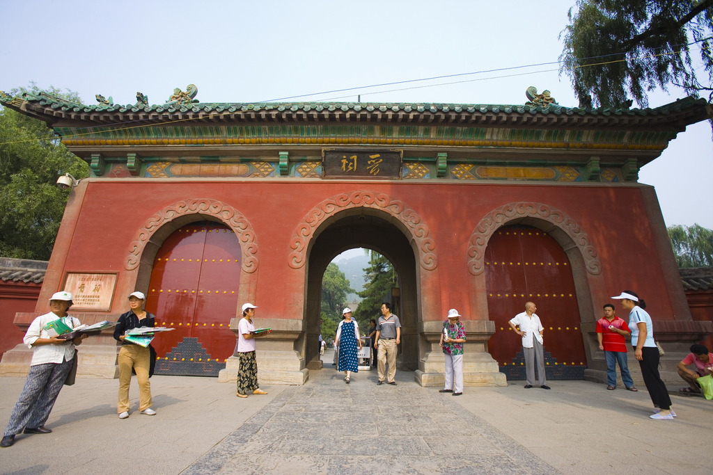 山西晋祠历史建筑