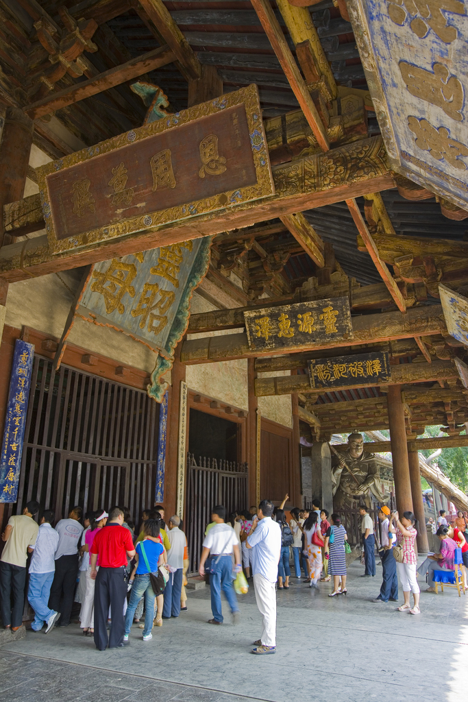 山西晋祠历史建筑图片