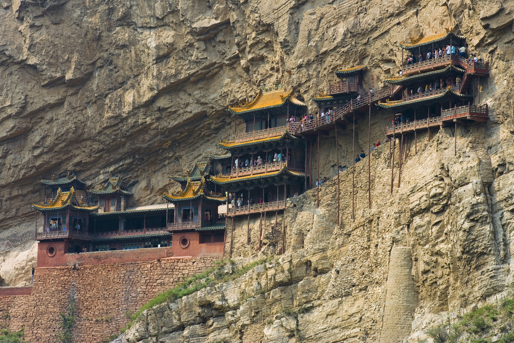 山西省悬空寺图片