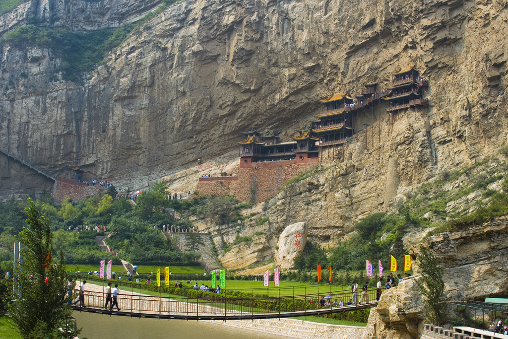 山西省悬空寺图片