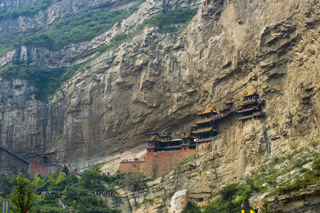 山西省悬空寺图片