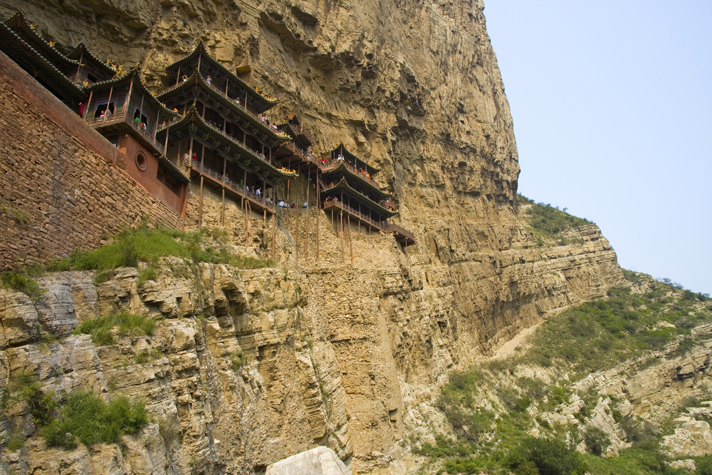 山西省悬空寺图片