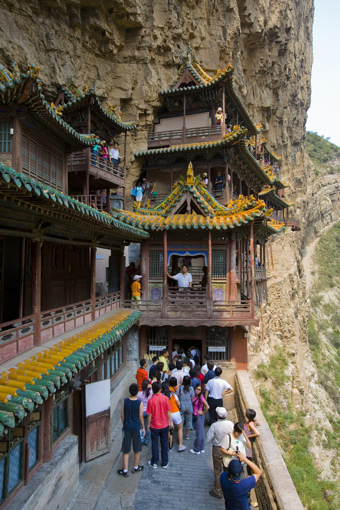 山西省悬空寺图片