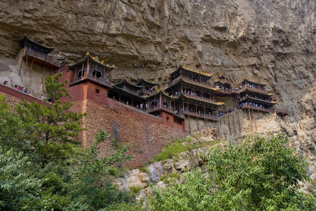 山西省悬空寺图片