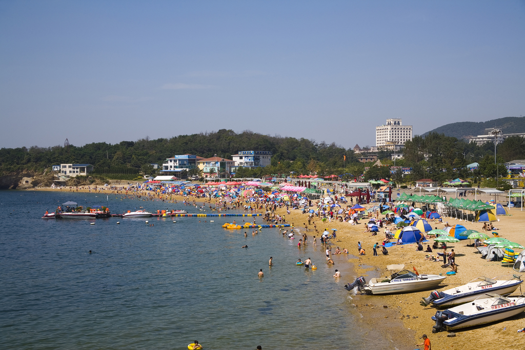 大连海滩风景