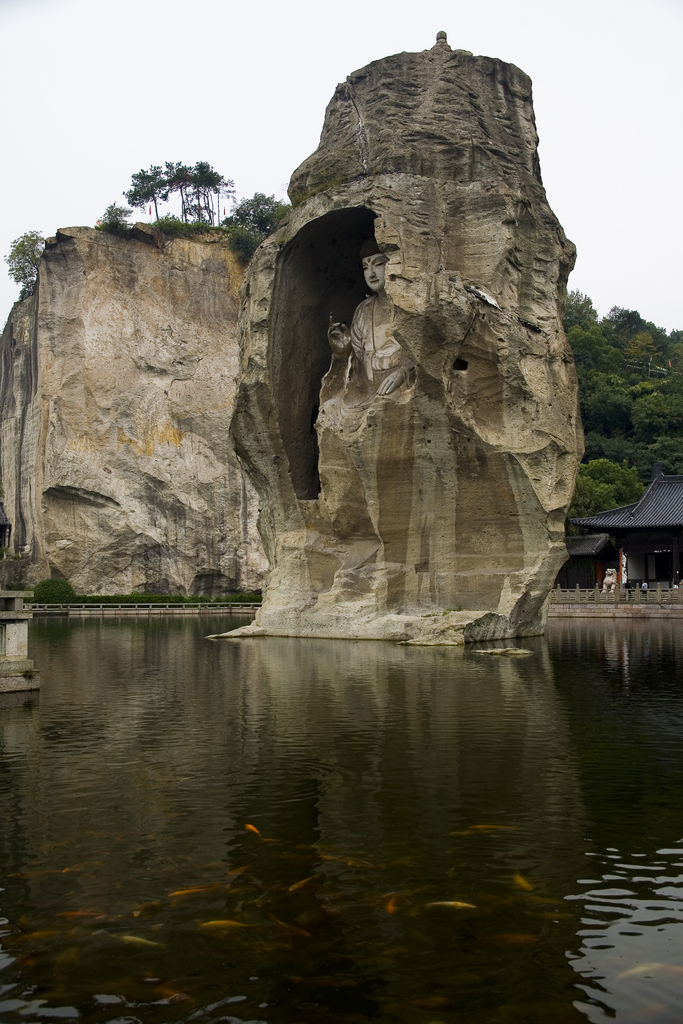 浙江绍兴鲁镇柯岩鉴湖图片