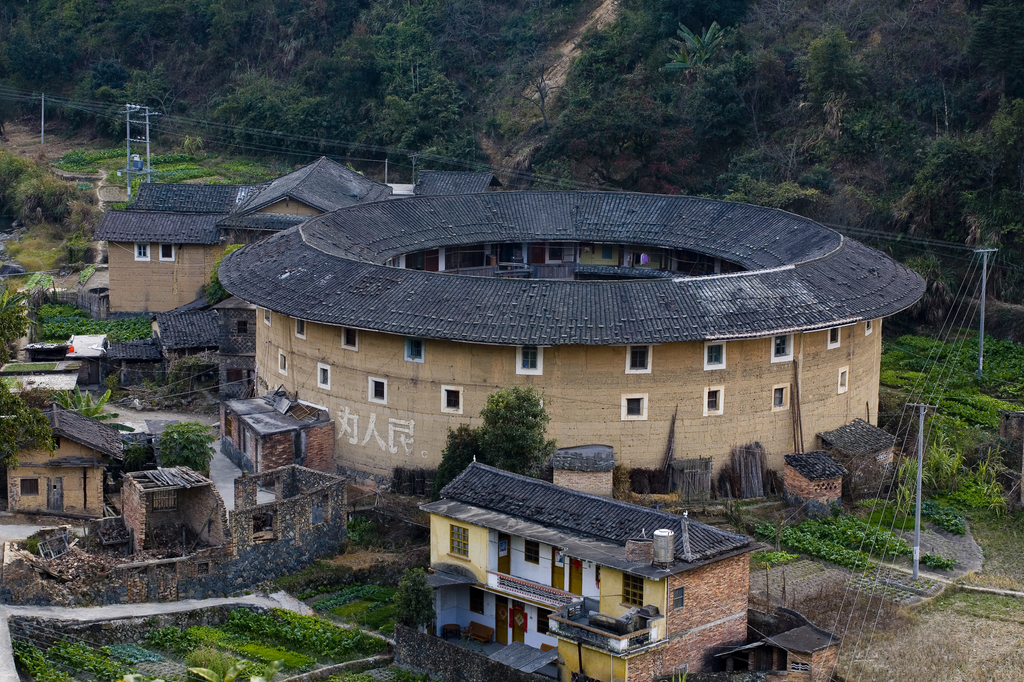 福建永定土楼图片