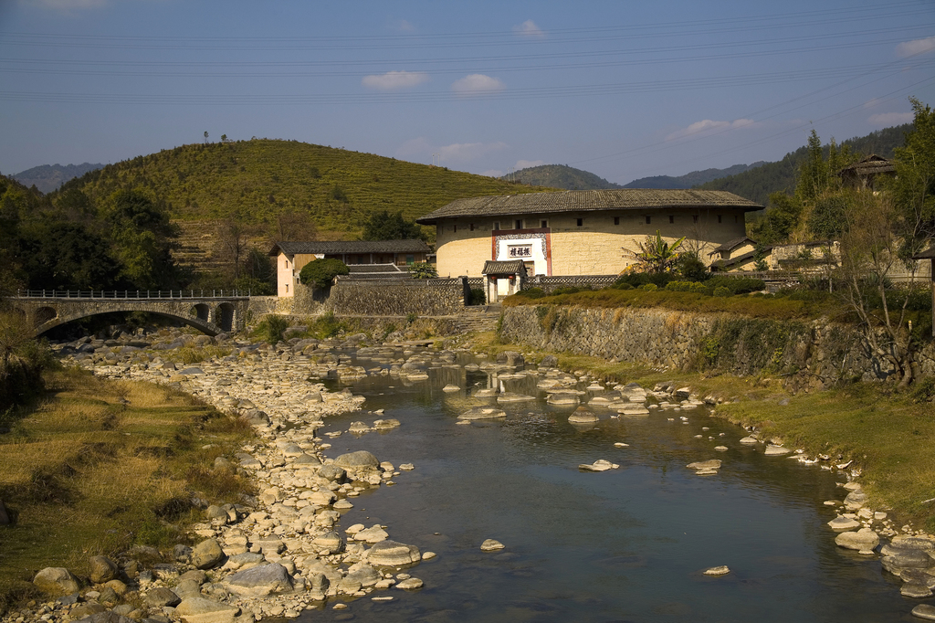 福建永定土楼图片