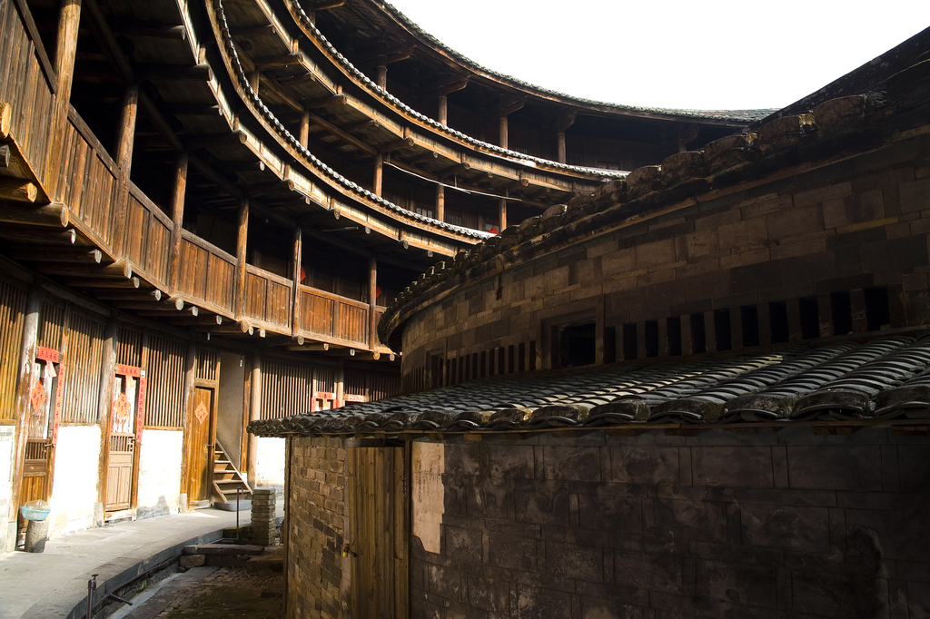 福建永定土楼图片