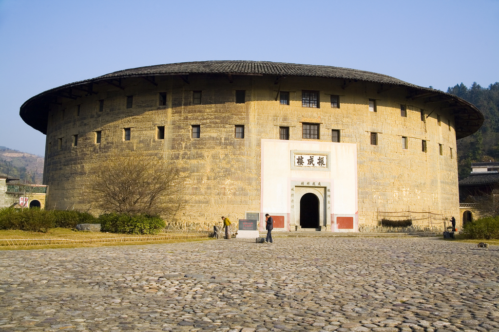 福建永定土楼图片