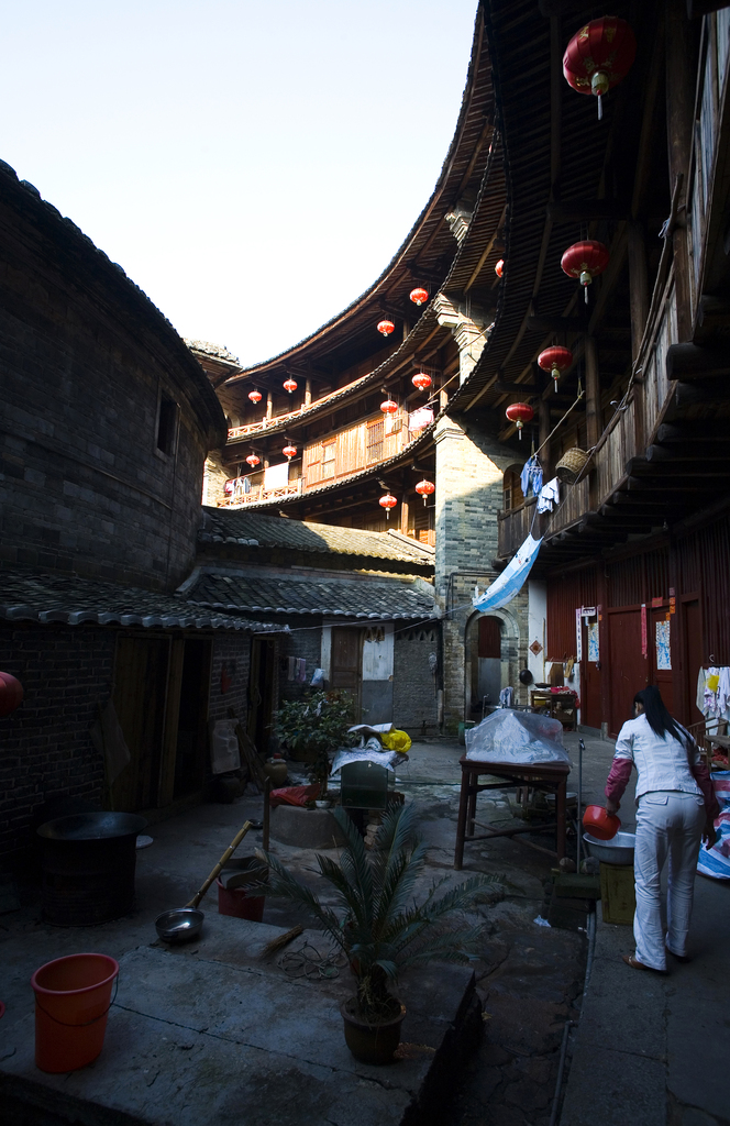 福建永定土楼图片