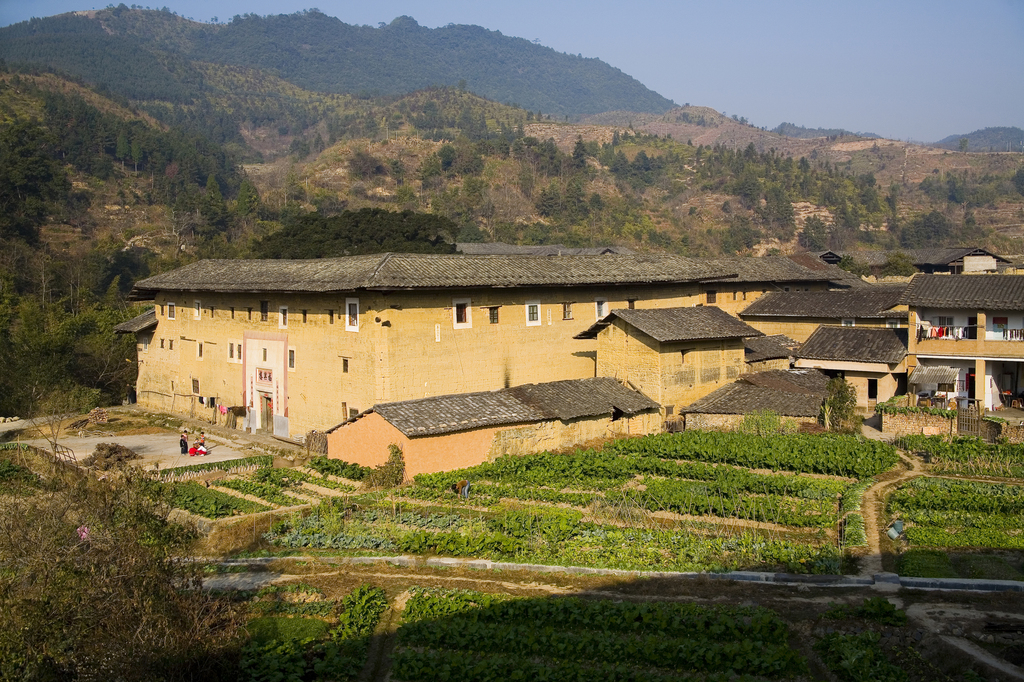 福建永定土楼图片