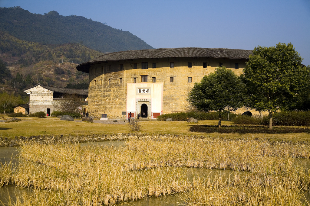 福建永定土楼图片