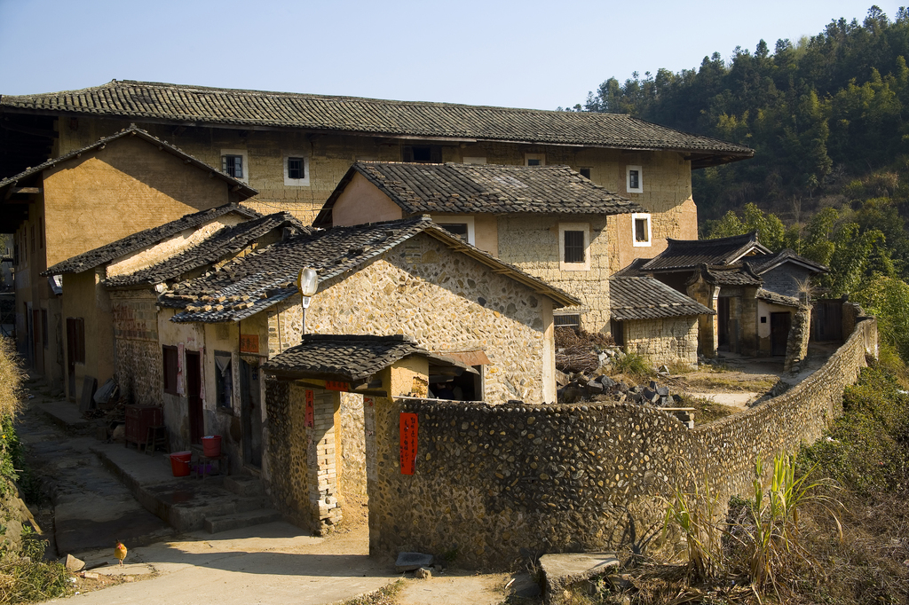 福建永定土楼图片