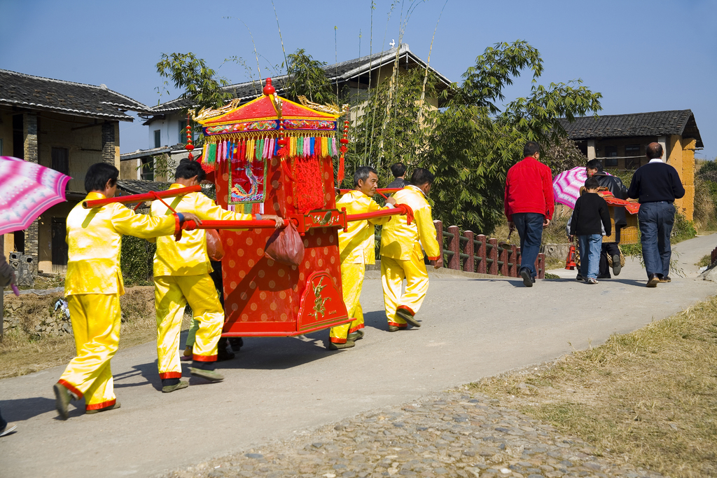 福建永定土楼图片