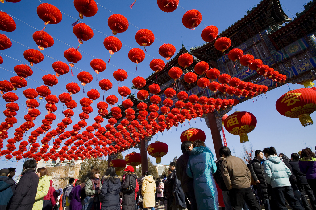 春节庙会图片