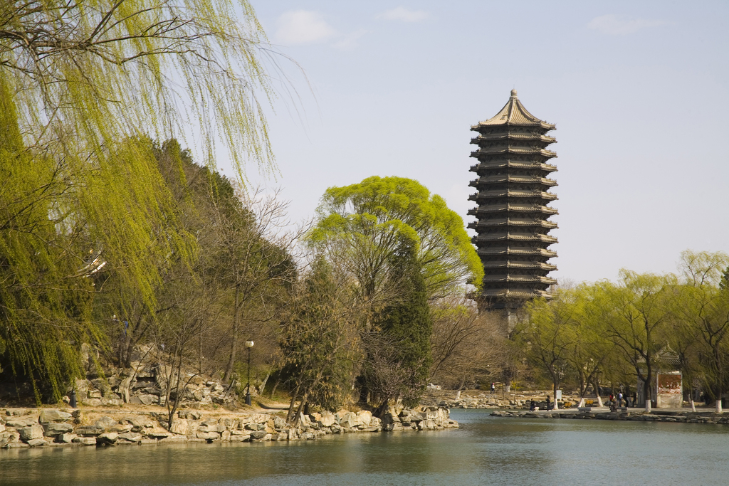 北京大学,未名湖,图片