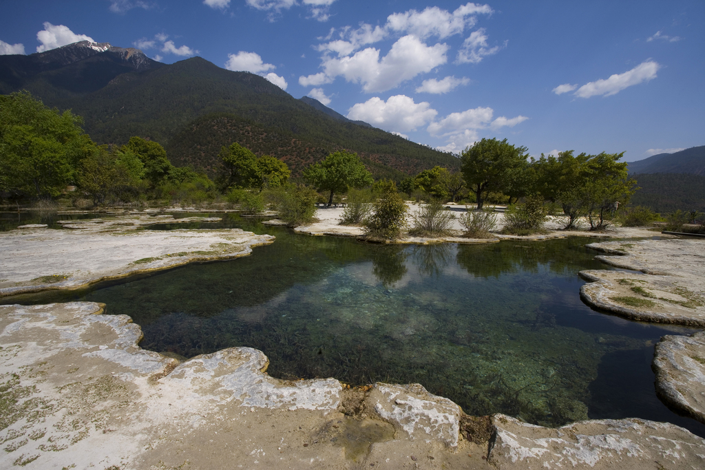 云南,白水台,图片