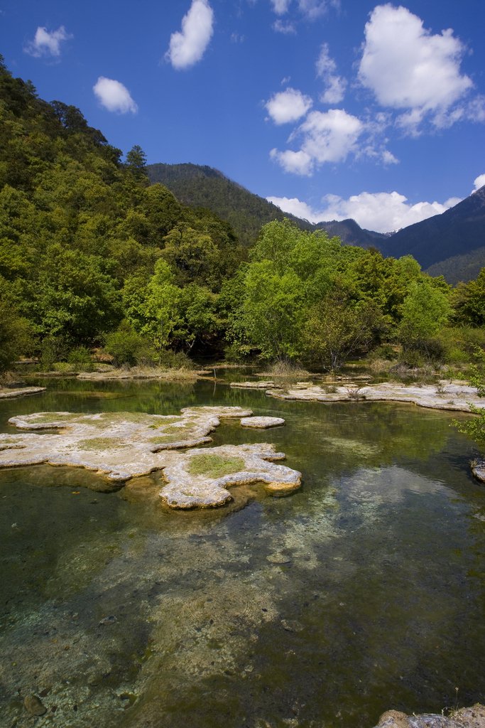 云南,白水台,