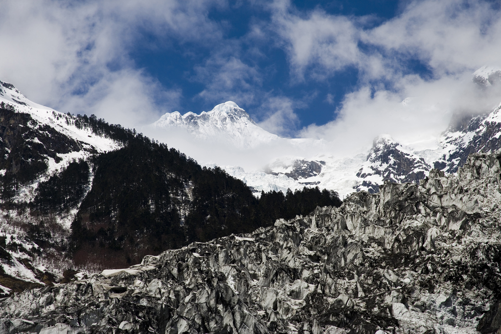 云南,德钦县,香格里拉,梅里雪山,明永冰川,图片