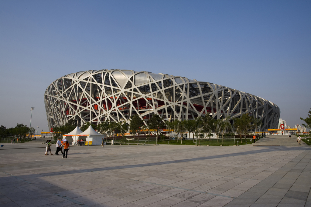 鸟巢,国家体育馆,外景,