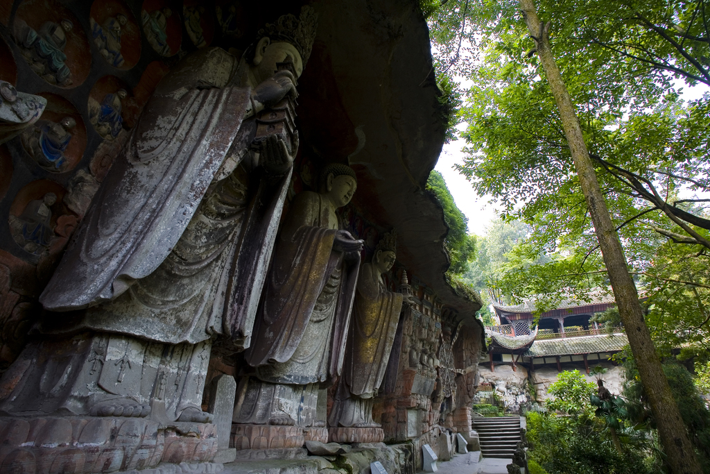 大足宝鼎山石刻图片