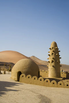 新疆 吐鲁番 火焰山 阿斯塔纳古墓图片