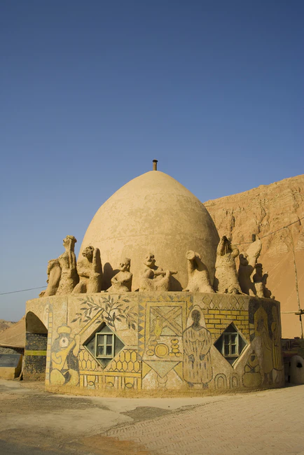 新疆 吐鲁番 火焰山 阿斯塔纳古墓