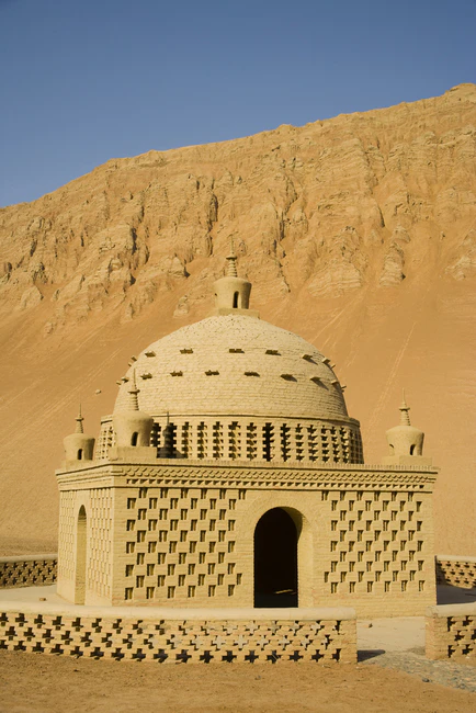 新疆 吐鲁番 火焰山 阿斯塔纳古墓
