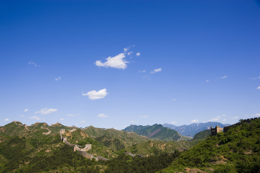 河北金山岭长城图片