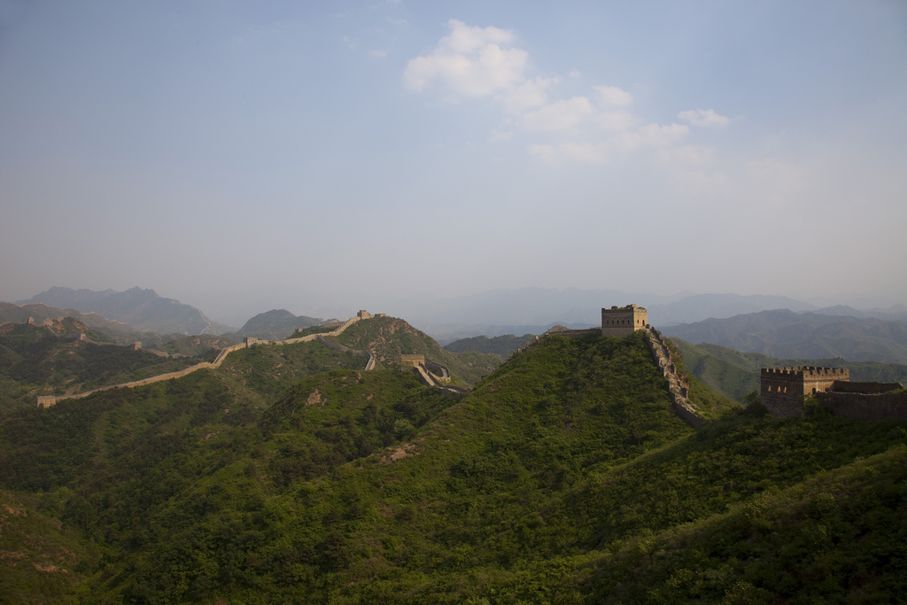 河北金山岭长城图片