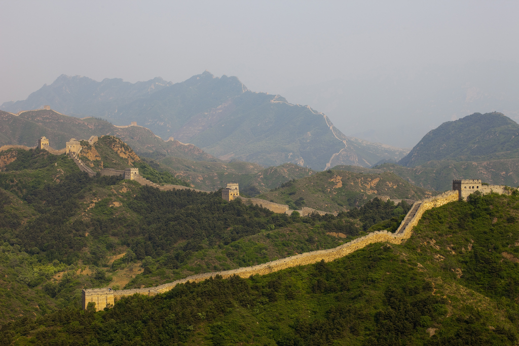 河北金山岭长城图片