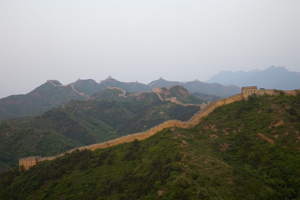 河北金山岭长城图片