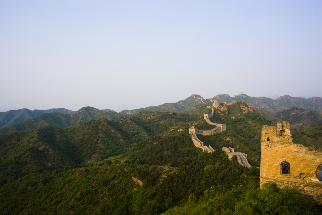 河北金山岭长城图片