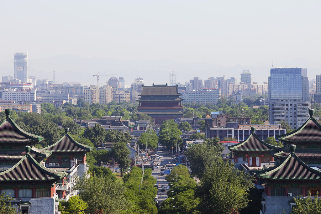 北京鼓楼中轴线