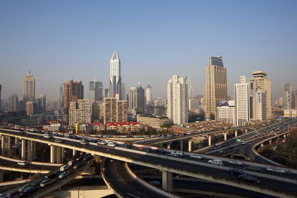 上海高架路图片