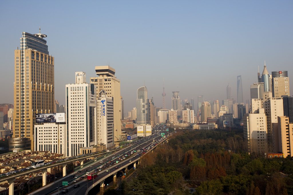 上海高架路图片