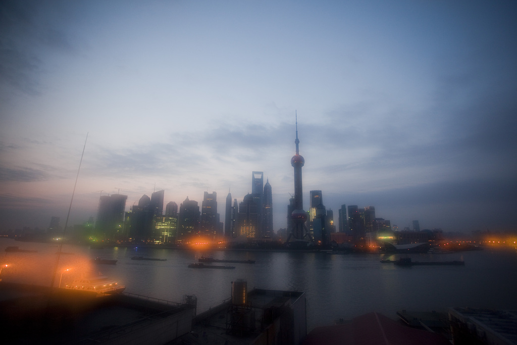 外滩浦东夜景图片