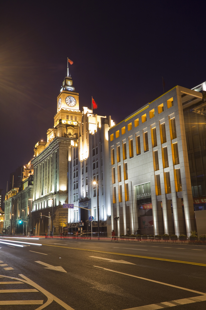 上海外滩夜景图片