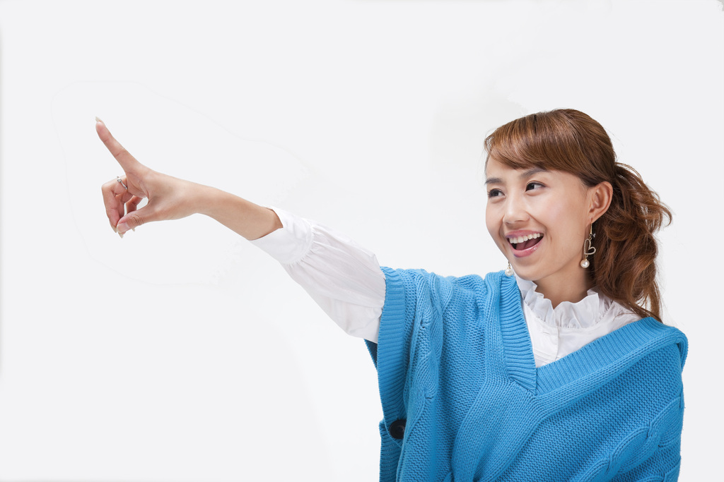 时尚年轻女人