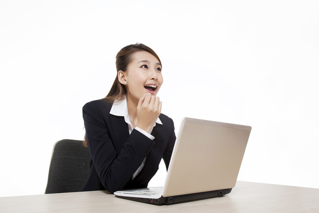 年轻商务女士图片