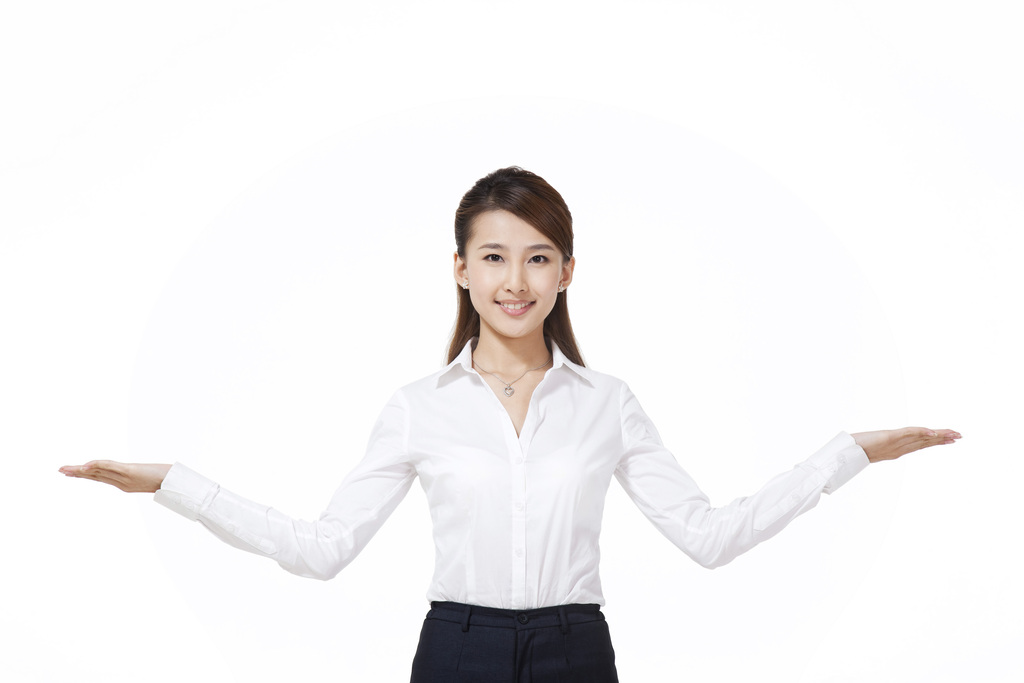 年轻商务女士