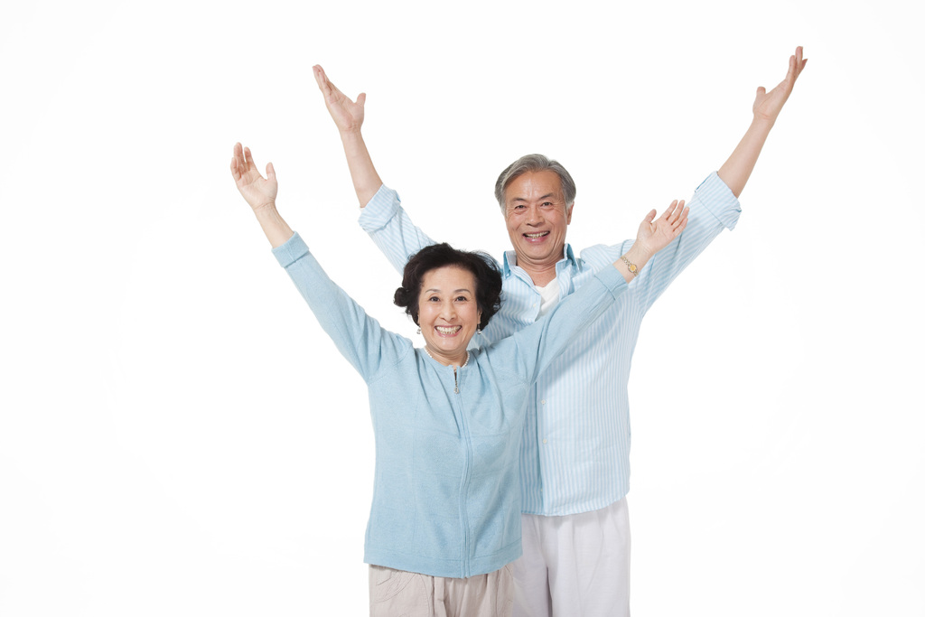 幸福的老年夫妻图片