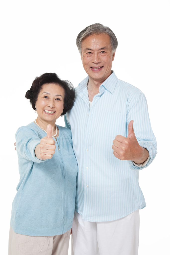 幸福的老年夫妻图片