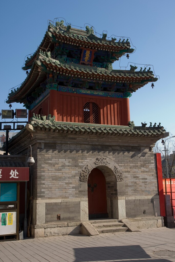 北京东岳庙内的建筑