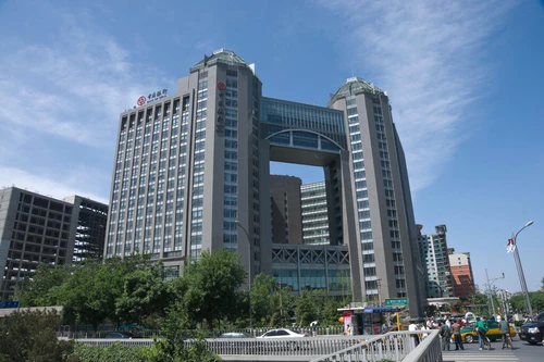 北京朝阳门中国银行图片