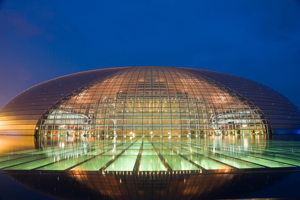 北京国家大剧院夜景